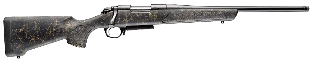 Bergara Rifles B14S902 Stoke 6.5 Creedmoor 4+1, 20" Graphite Black Cerakote #4.5 Contour Threaded Barrel, Graphite Black Cerakote Steel Receiver, Black Webbed Tan Fixed w/SoftTouch Synthetic Stock