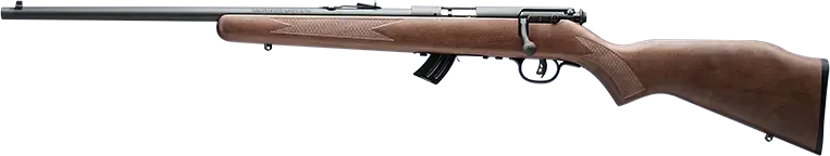 Savage Arms 50701 Mark II GL Full Size 22 LR 10+1 21" Matte Black Sporter Barrel, Matte Black Drilled & Tapped Carbon Steel Receiver, Satin Brown Fixed Wood Stock, Left Hand