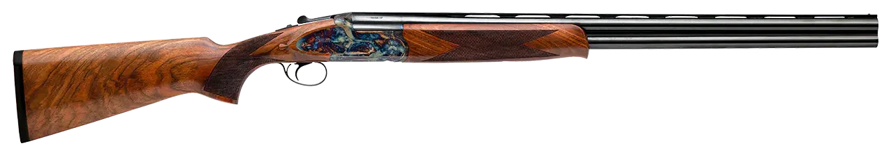 Dickinson LLC Plantation 20 Gauge Break Open 2rd 30" Vent Rib Over/Under Barrel, Case Hardened Moly-Chrome Steel Receiver, Oiled Turkish Walnut Stock
