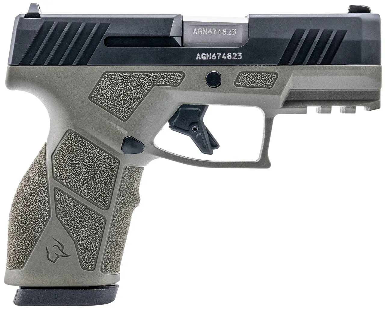 Taurus 1-GX2931O GX2 9mm Luger 13+1 3.37" Matte Stainless Steel Barrel, Matte Black Serrated Stainless Steel Slide, OD Green Polymer Frame w/Picatinny Rail, Polymer Grip