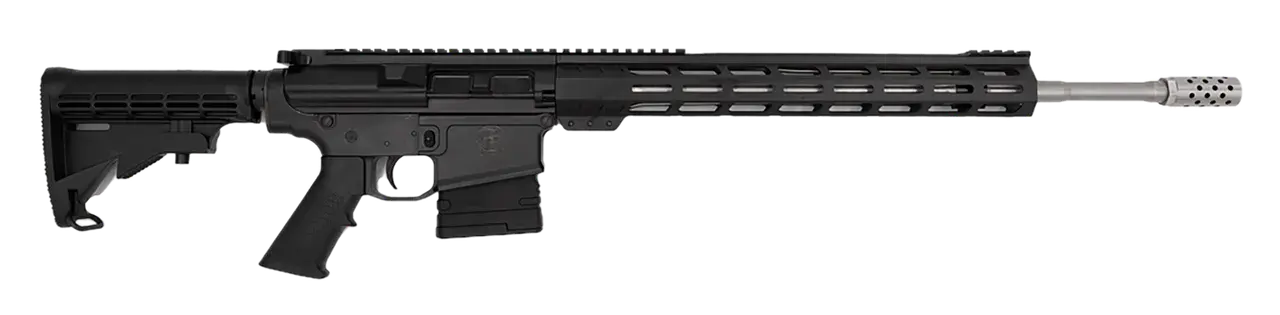 Great Lakes Firearms AR-10 6.5 Creedmoor 10+1 20" Stainless Barrel, Black Rec, 15.25" M-Lok Handgaurd, Carbine Stock, A2 Grip, Muzzle Brake