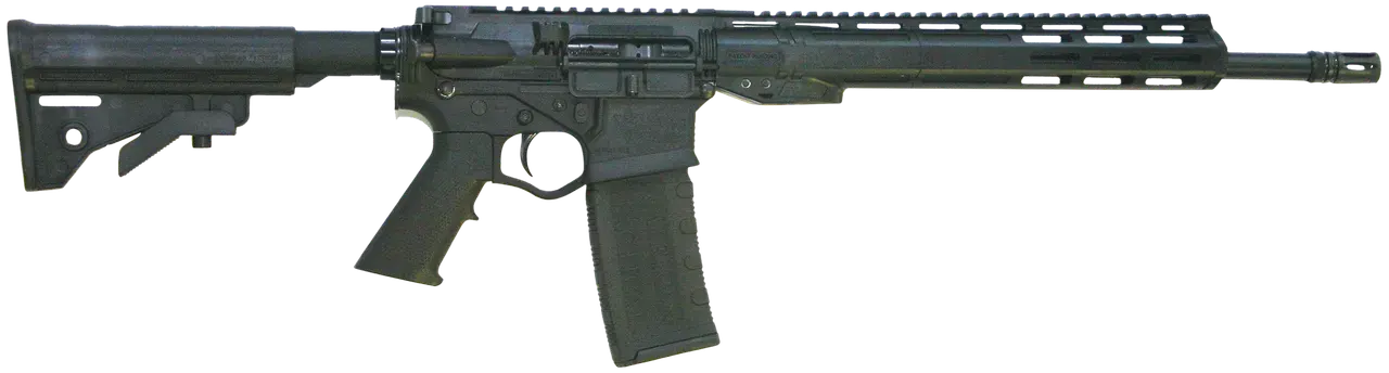 ATI ATIGAX3009ML Alpha Maxx 300 Blackout 30+1 16" Black Threaded Barrel, Black Picatinny Rail Polymer Receiver, 9" Polymer Handguard, ATI MM4 Black Synthetic Stock, Black Polymer Grip, Right Hand