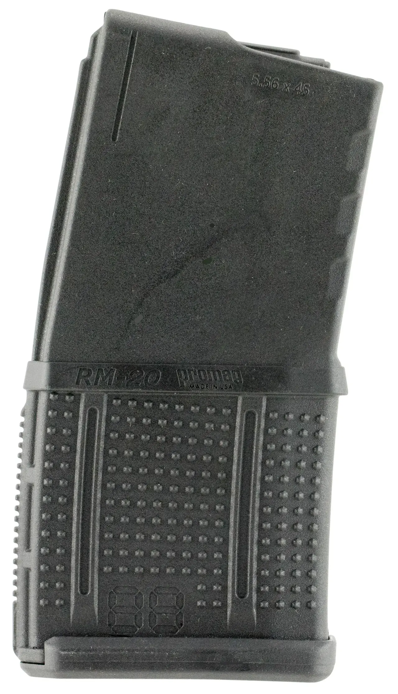 ProMag RM20 Standard 20rd Detachable w/Roller Follower 5.56x45mm Fits AR-15 Black DuPont Zytel Polymer
