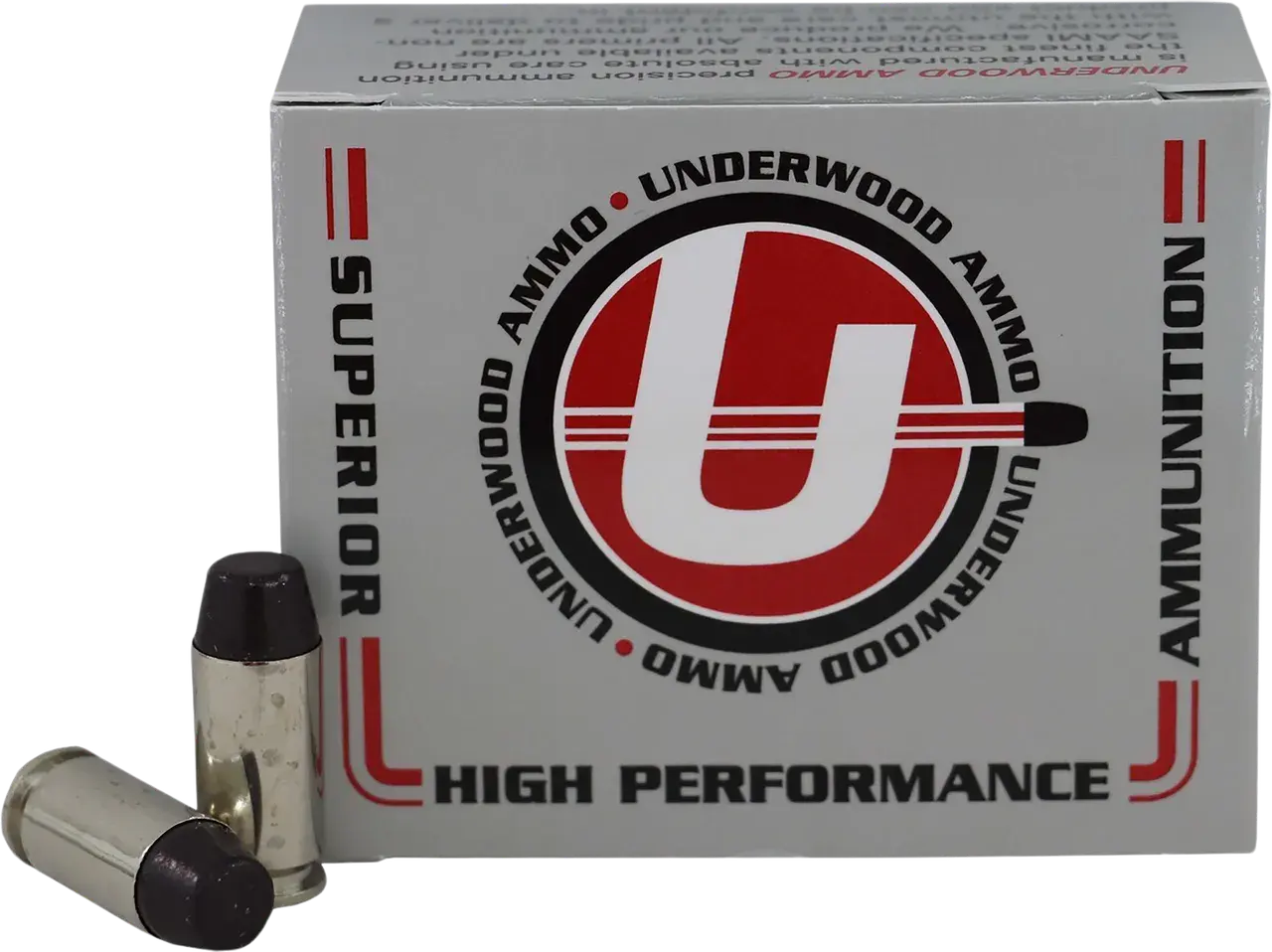 Underwood Ammo 740 40S&W 200gr Hard Cast Flat Nose 20 Per Box/10 Case